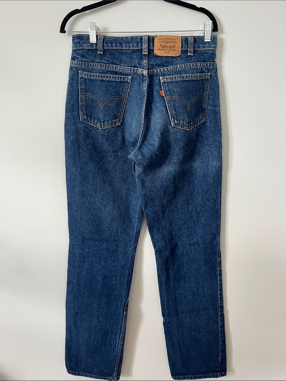 Levi's Men's Dark Blue Straight Leg Jeans vintage 619 31x34
